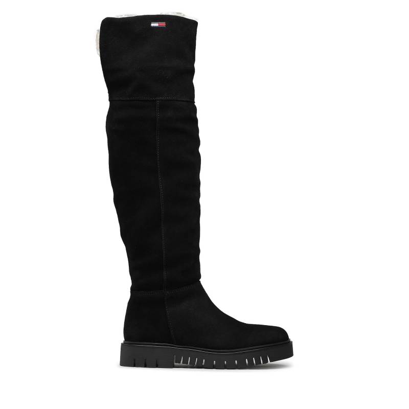 Overknees Tommy Jeans Warmlined Long Boot EN0EN01994 Schwarz von Tommy Jeans