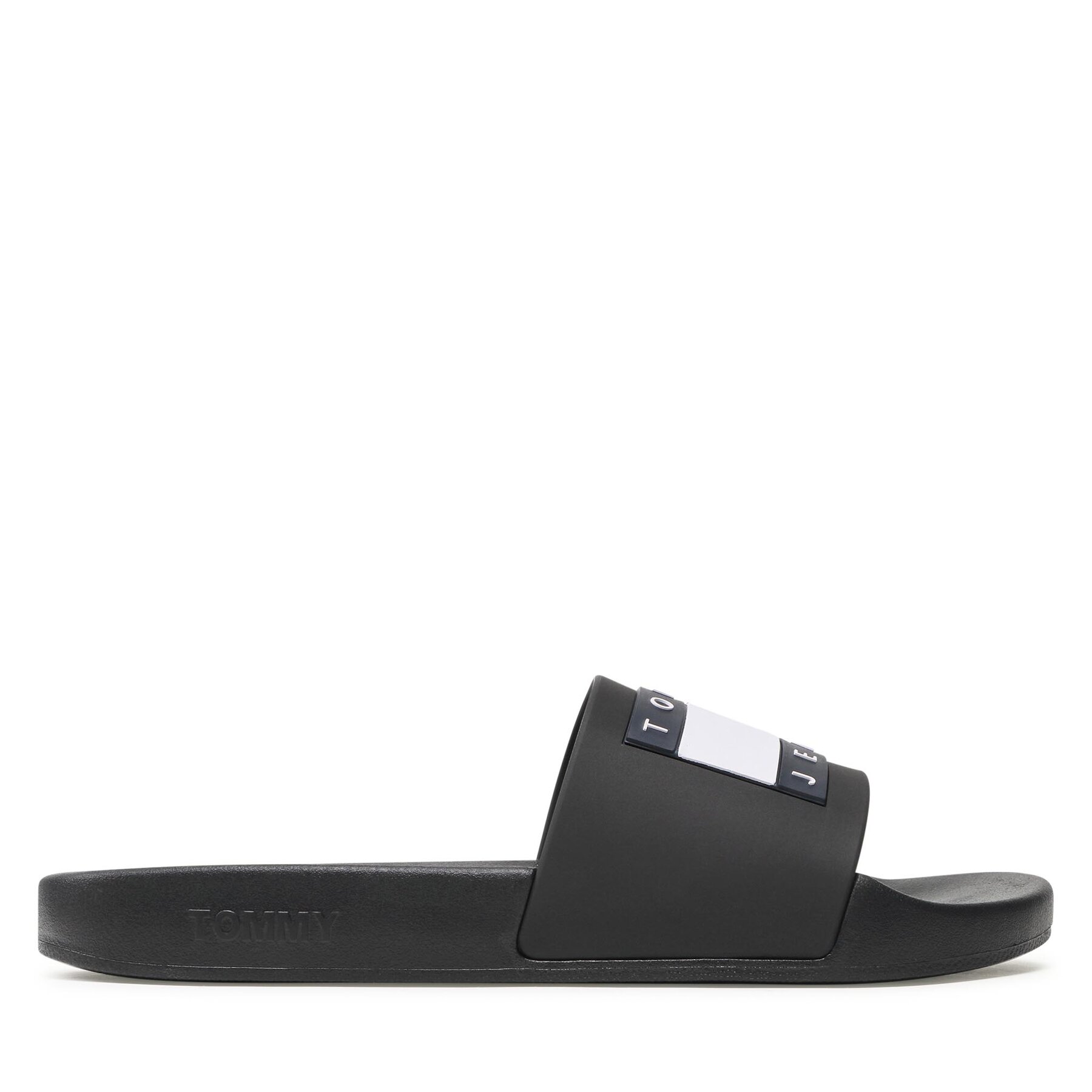 Pantoletten Tommy Jeans Pool Slide Ess EM0EM01191 Schwarz von Tommy Jeans