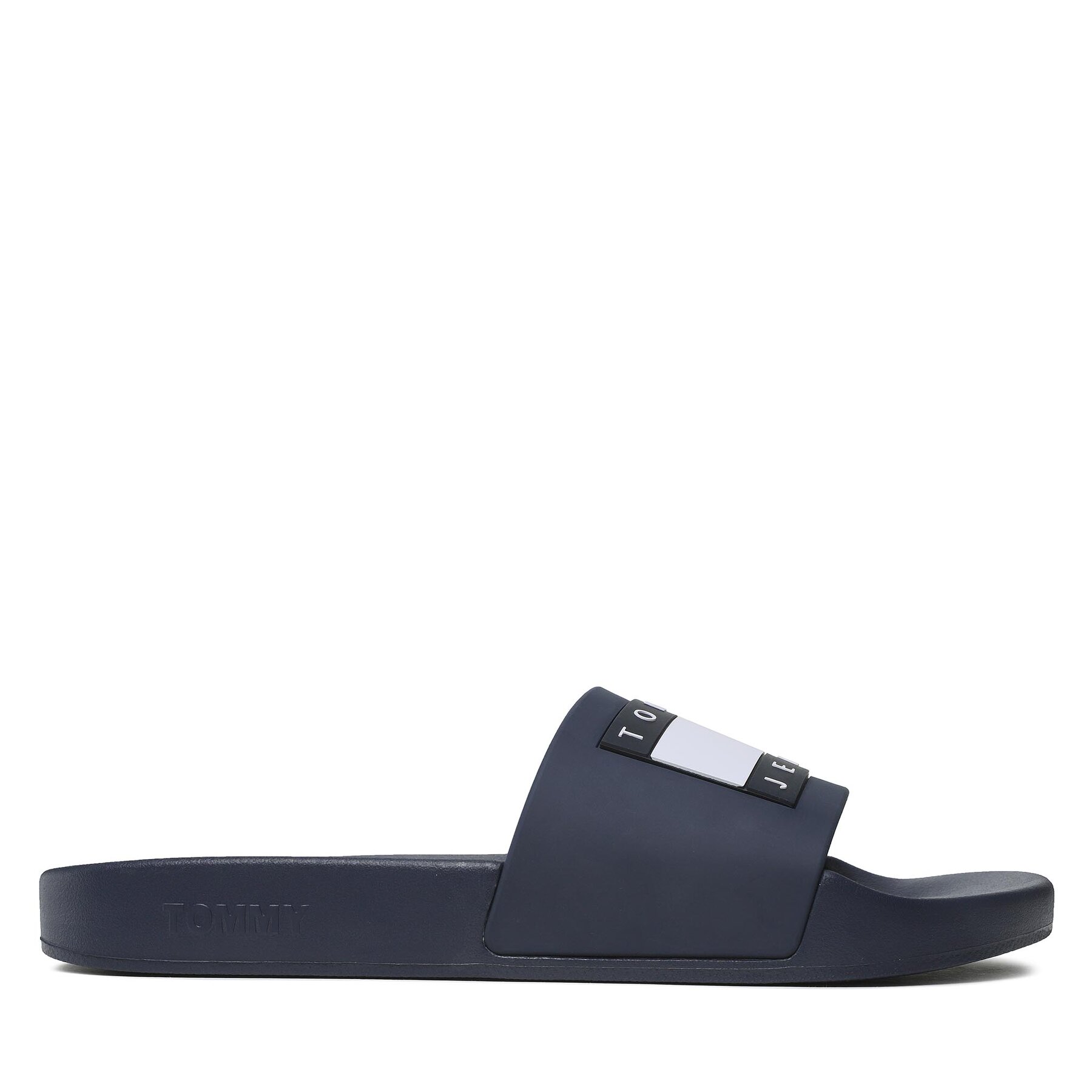 Pantoletten Tommy Jeans Pool Slide Ess EM0EM01191 Dunkelblau von Tommy Jeans