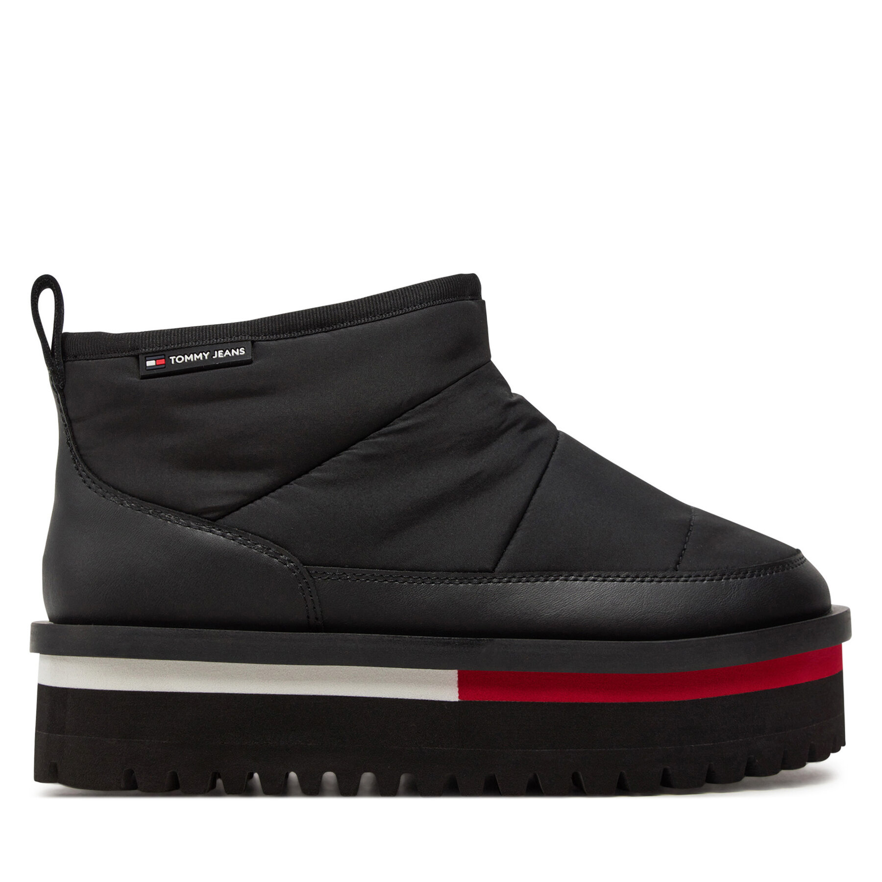 Schneeschuhe Tommy Jeans Tjw Nylon Flatform Boot Wl EN0EN02689 Schwarz von Tommy Jeans