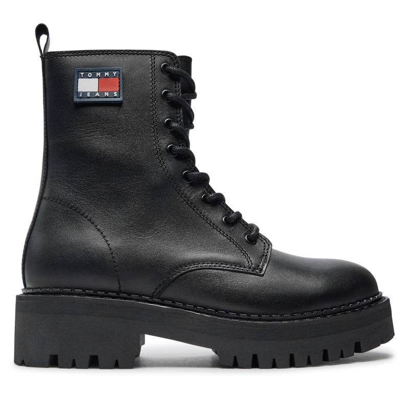 Schnürstiefeletten Tommy Jeans Urban EN0EN02628 Schwarz von Tommy Jeans