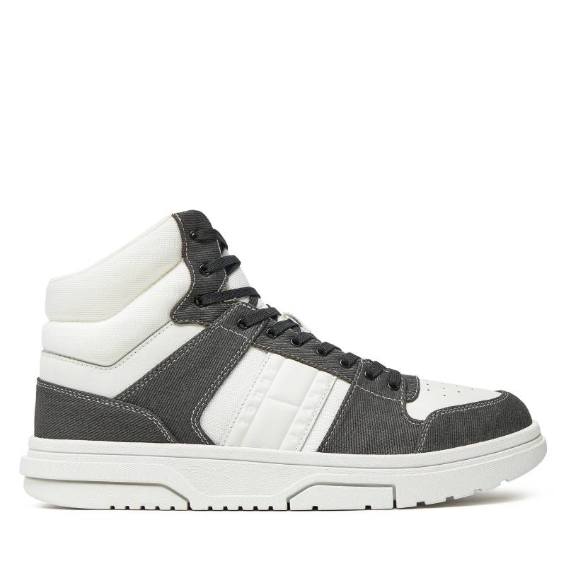 Sneakers Tommy Jeans The Brooklyn Mid Top EM0EM01430 Schwarz von Tommy Jeans