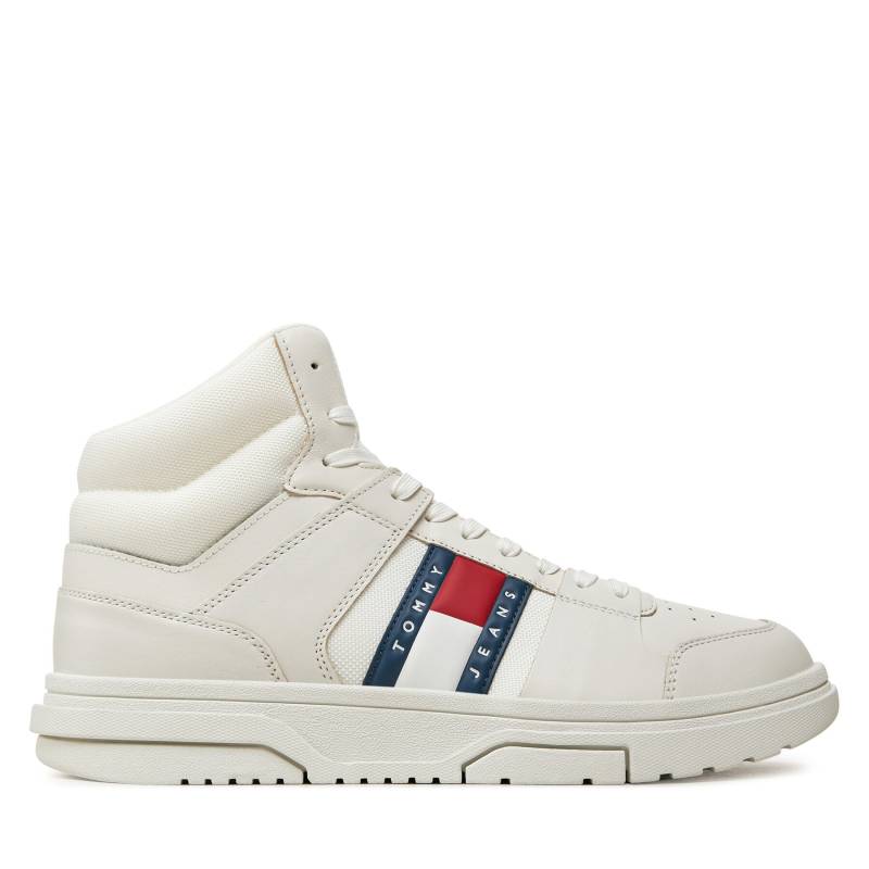 Sneakers Tommy Jeans The Brooklyn Mix Mat Mid EM0EM01458 Weiß von Tommy Jeans