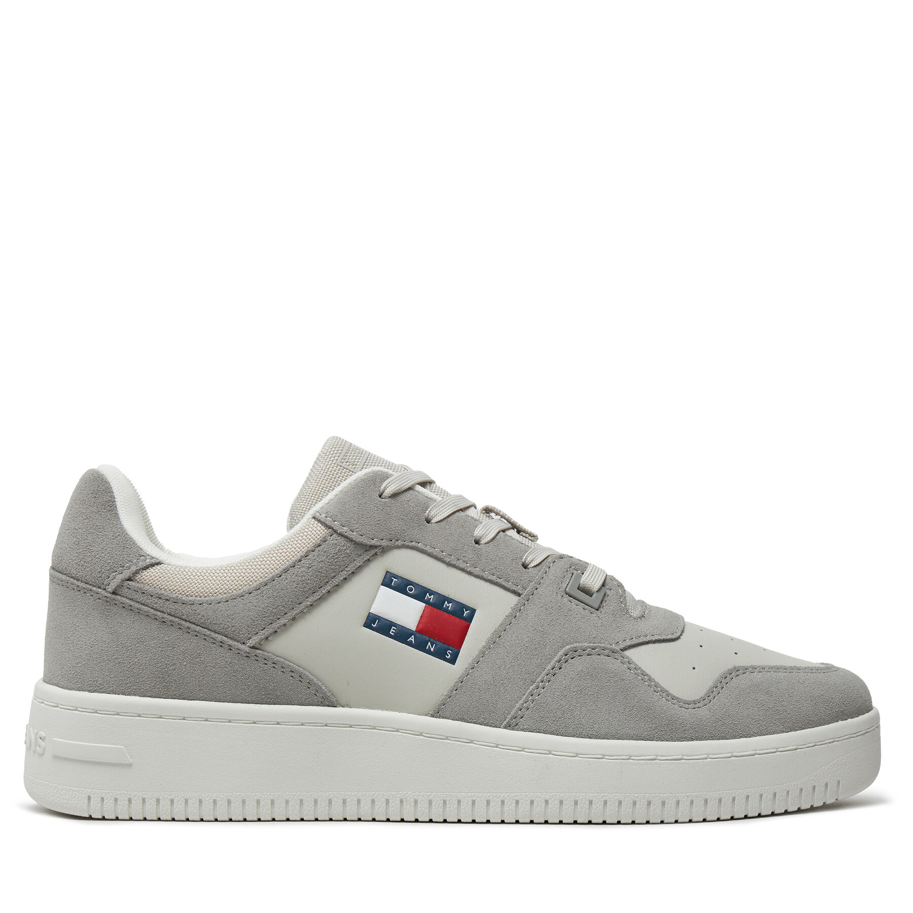 Sneakers Tommy Jeans Tjm Basket Leather EM0EM01440 Grau von Tommy Jeans