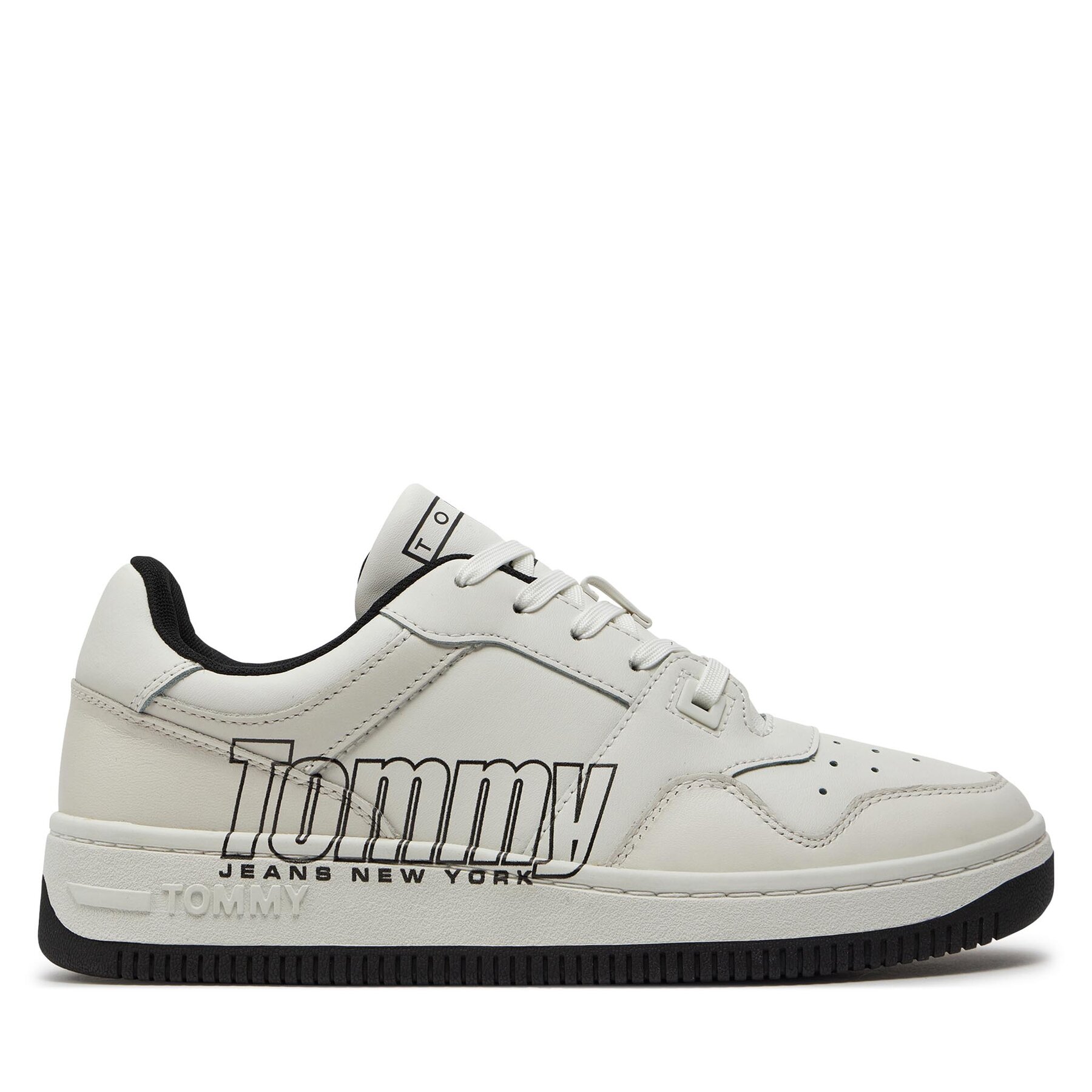 Sneakers Tommy Jeans Tjm Basket Logo EM0EM01257 Weiß von Tommy Jeans