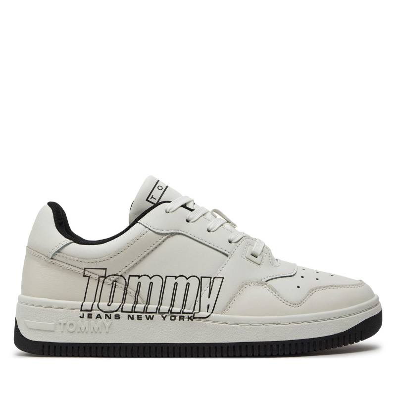 Sneakers Tommy Jeans Tjm Basket Logo EM0EM01257 Weiß von Tommy Jeans