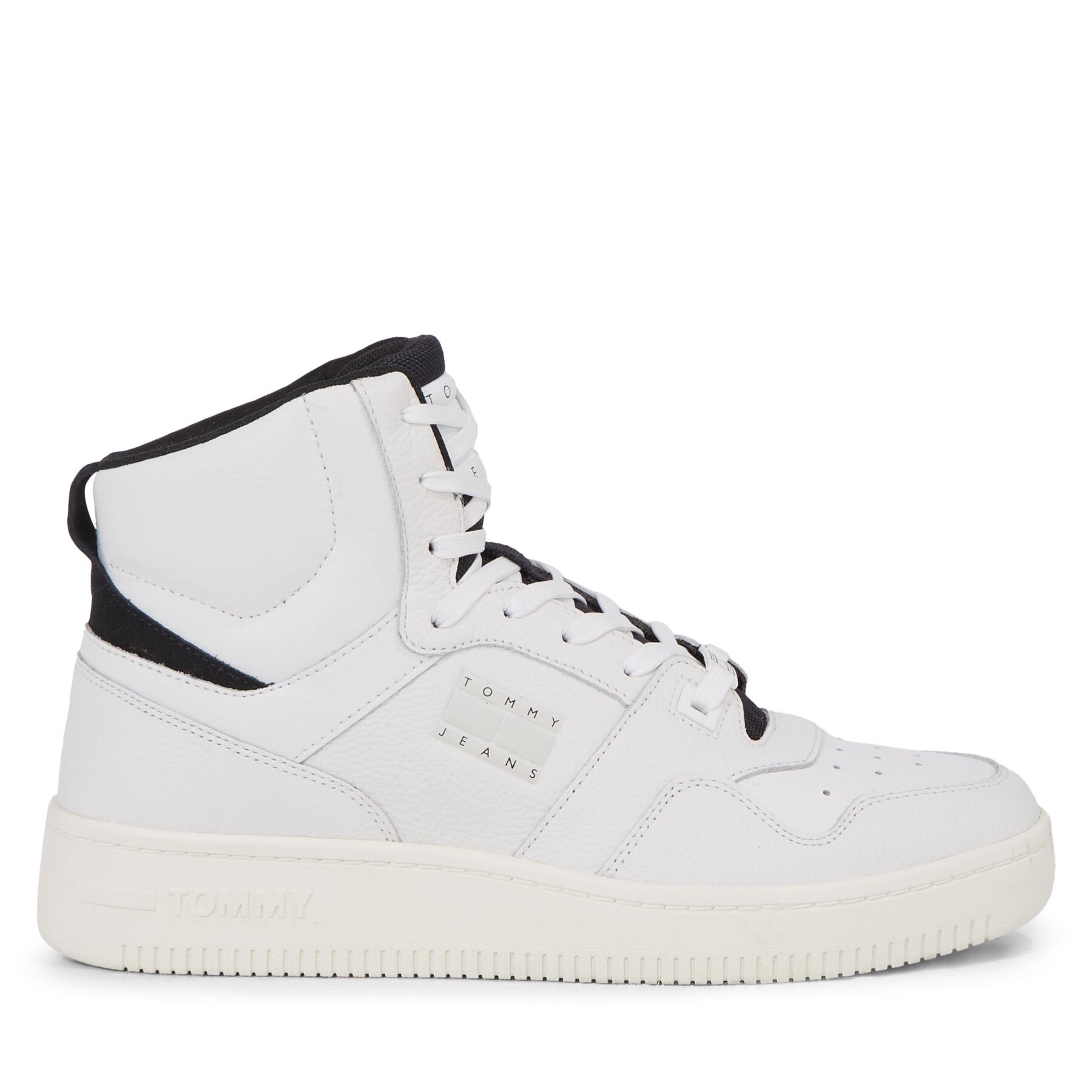 Sneakers Tommy Jeans Basket Mid EM0EM01258 Weiß Sneakers Tommy Jeans Basket Mid EM0EM01258 Weiß von Tommy Jeans