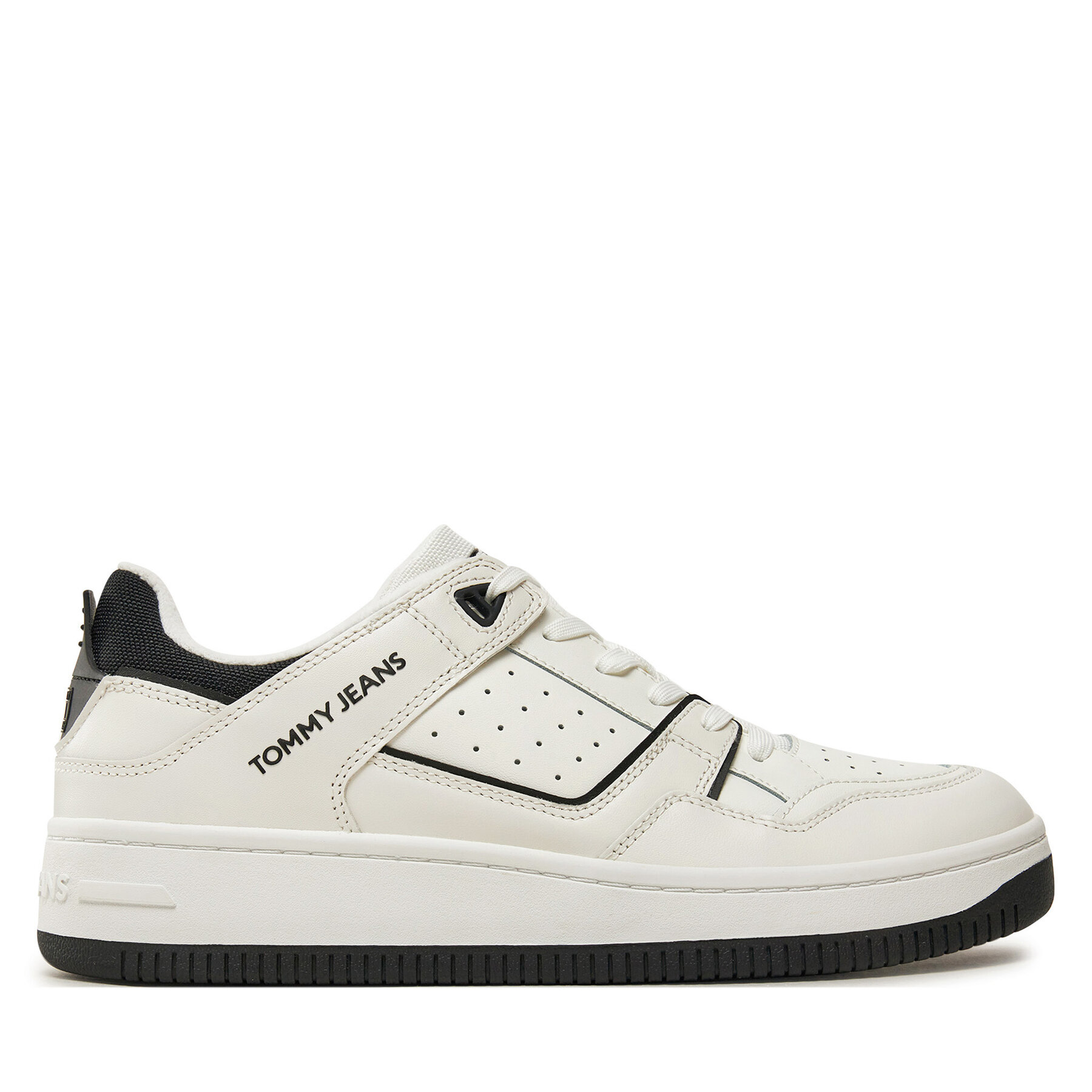 Sneakers Tommy Jeans Tjm Basket Retro Cupsole Wl EM0EM01464 Weiß von Tommy Jeans