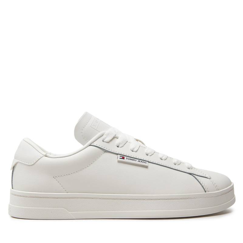 Sneakers Tommy Jeans Tjm Leather Low Cupsole EM0EM01374 Écru von Tommy Jeans