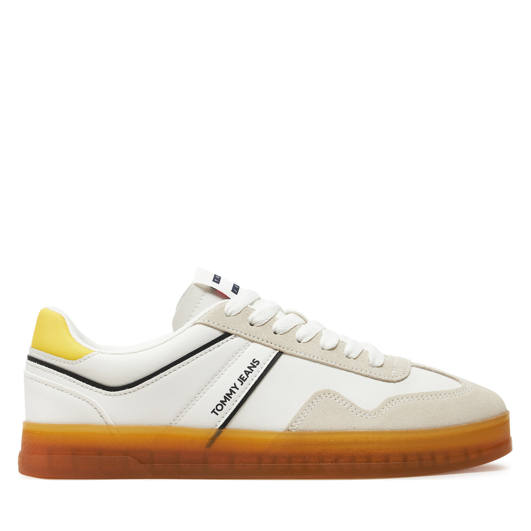 Sneakers Tommy Jeans Tjm Leather Retro Cupsole EM0EM01414 Écru von Tommy Jeans