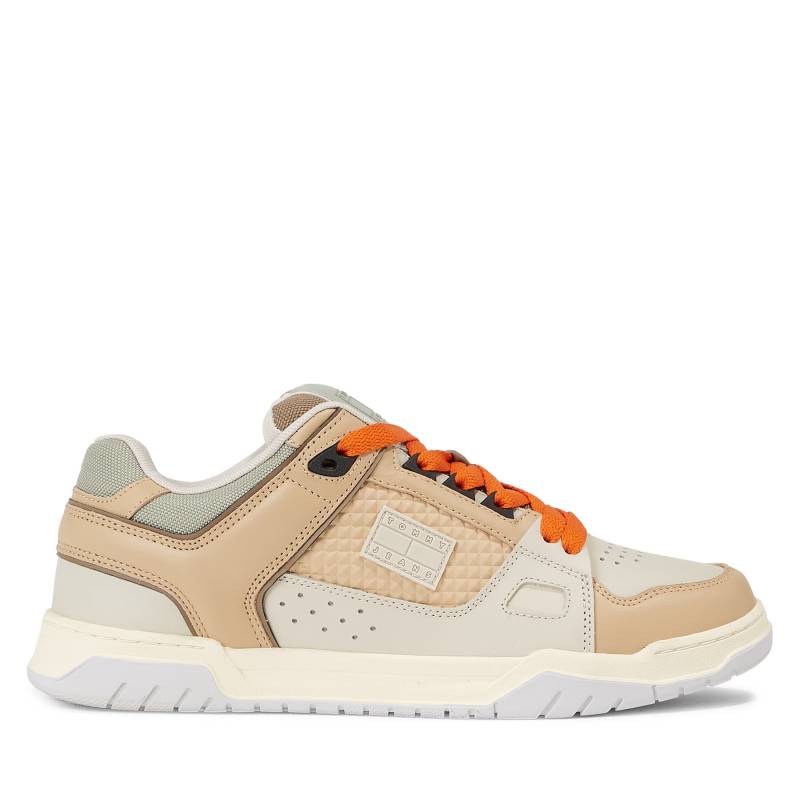 Sneakers Tommy Jeans Tjm Leather Skater Tongue EM0EM01260 Beige von Tommy Jeans