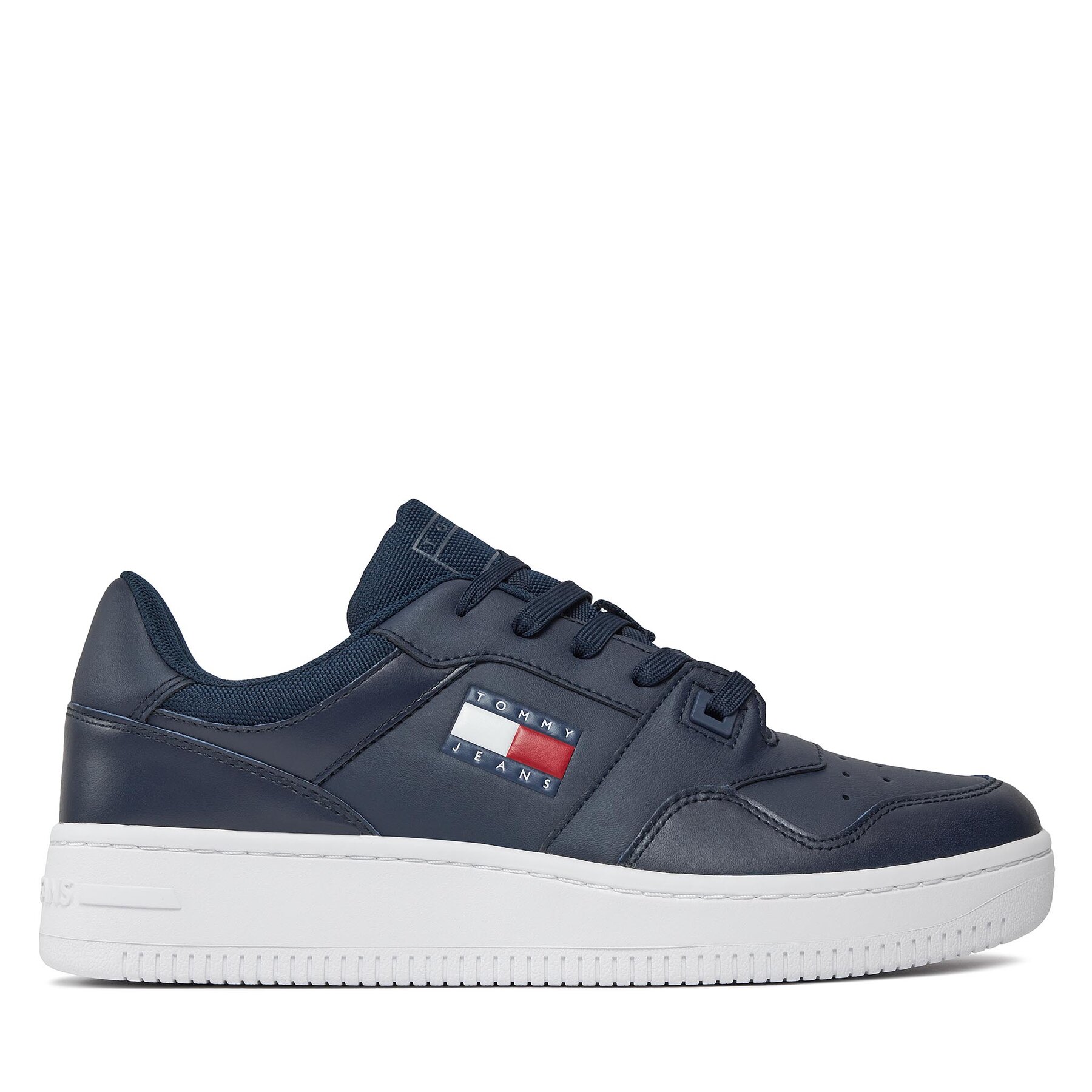 Sneakers Tommy Jeans Tjm Retro Basket Ess EM0EM01395 Dunkelblau von Tommy Jeans