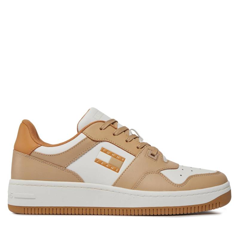 Sneakers Tommy Jeans Tjm Retro Basket Tonal Logo EM0EM01347 Beige von Tommy Jeans