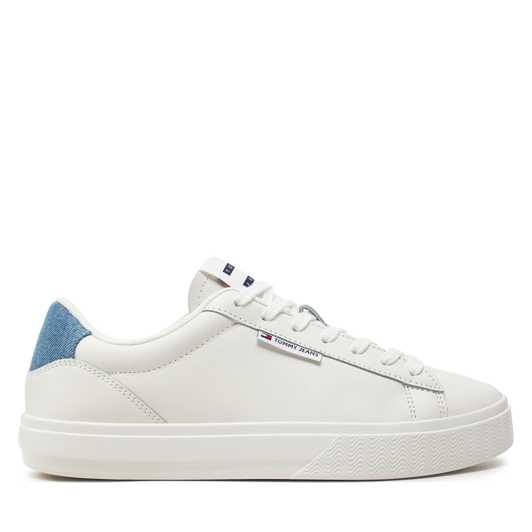 Sneakers Tommy Jeans Tjw Cupsole Sneaker Denim EN0EN02652 Écru von Tommy Jeans