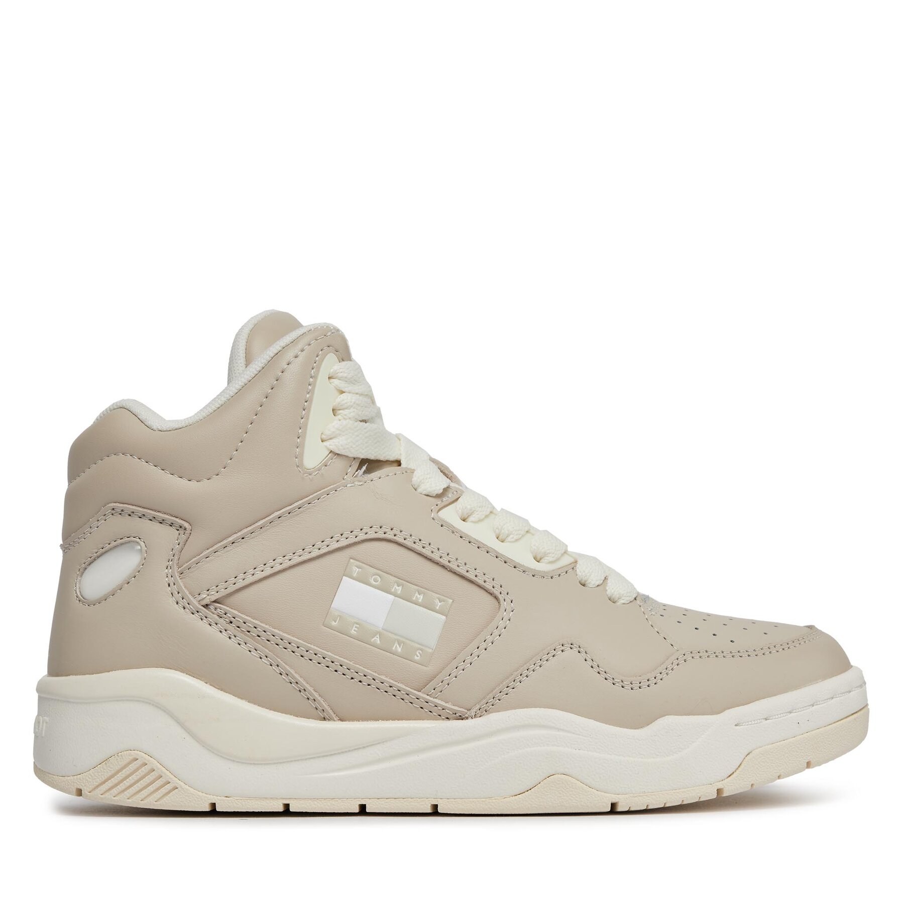 Sneakers Tommy Jeans Tjw New Basket Mc EN0EN02379 Beige von Tommy Jeans