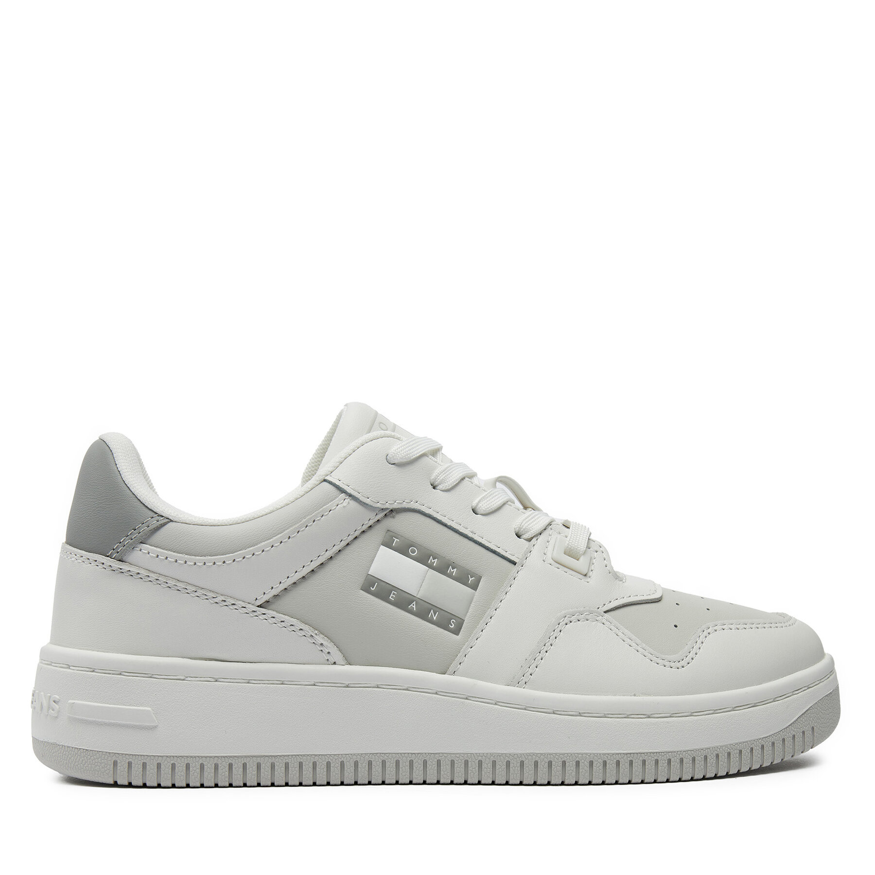 Sneakers Tommy Jeans Tjw Retro Basket Tonal Logo EN0EN02571 Grau von Tommy Jeans