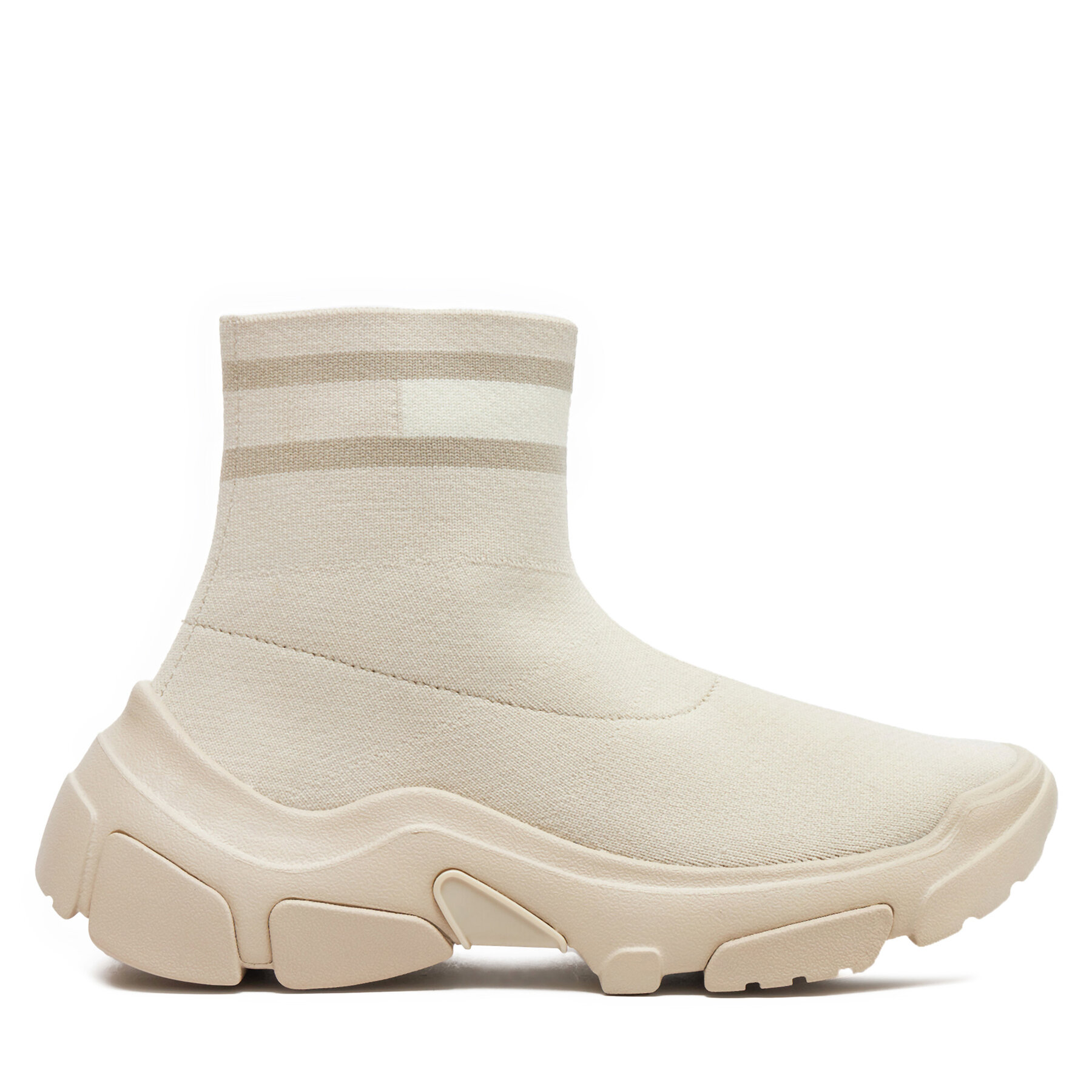 Sneakers Tommy Jeans Tjw Sock Boot EN0EN02446 Beige von Tommy Jeans