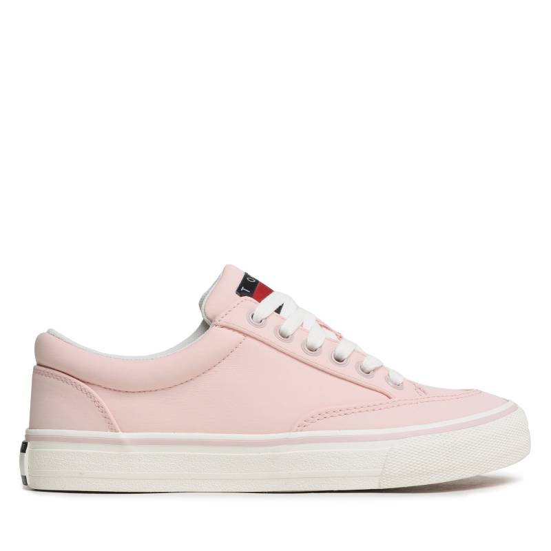 Sneakers aus Stoff Tommy Jeans Lace Up Nylon EN0EN02157 Rosa von Tommy Jeans