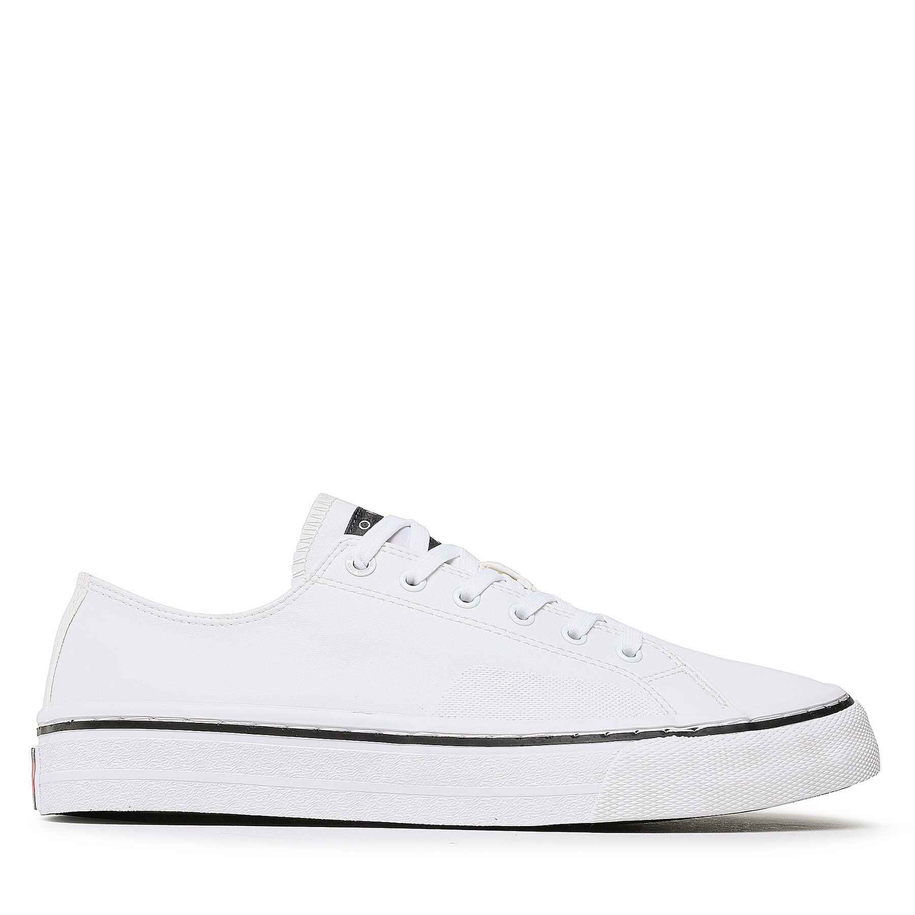 Sneakers aus Stoff Tommy Jeans Lace Vulc Ess EM0EM01047 Weiß Sneakers aus Stoff Tommy Jeans Lace Vulc Ess EM0EM01047 Weiß von Tommy Jeans