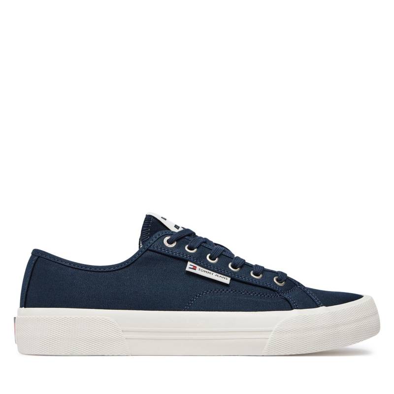 Sneakers aus Stoff Tommy Jeans Tjm Lace Up Canvas Color EM0EM01365 Dunkelblau von Tommy Jeans