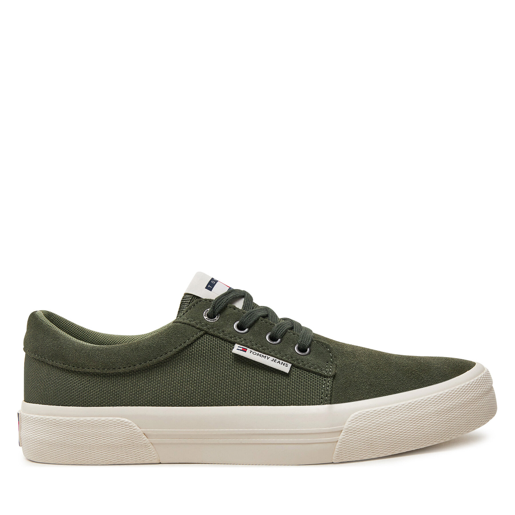 Sneakers aus Stoff Tommy Jeans Tjm Vulc. Skate Derby EM0EM01427 Grün von Tommy Jeans