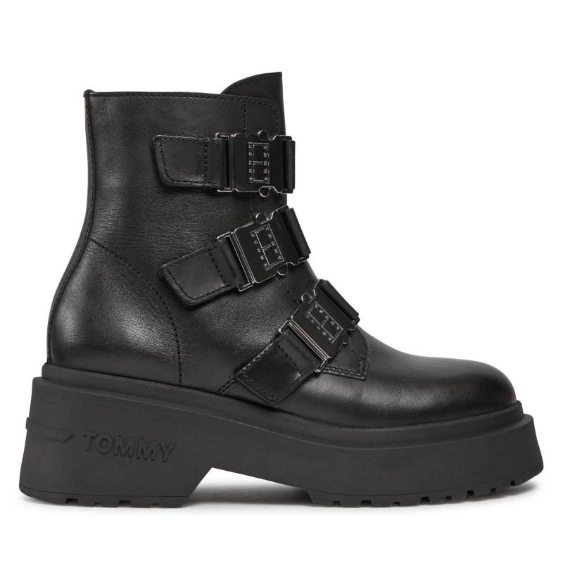 Stiefeletten Tommy Jeans Tjw Chunky Boot Hardware EN0EN02443 Schwarz von Tommy Jeans