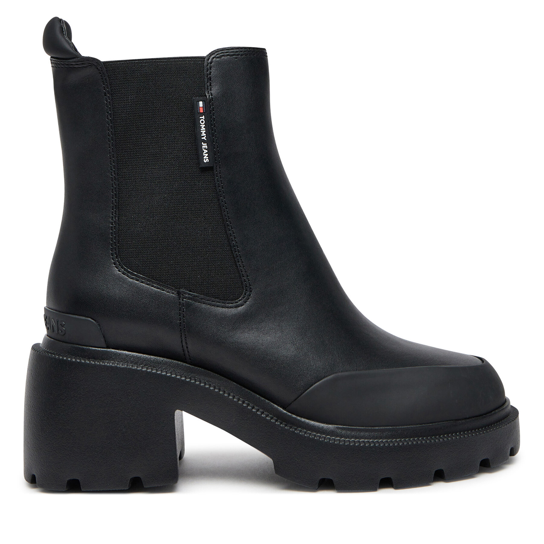 Stiefeletten Tommy Jeans Tjw Mid Heel Chelsea Boot EN0EN02681 Schwarz von Tommy Jeans