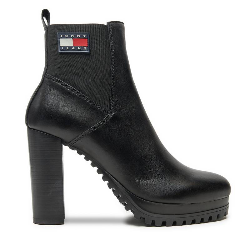 Stiefeletten Tommy Jeans Tjw New Ess High Heel Boot EN0EN02439 Schwarz von Tommy Jeans