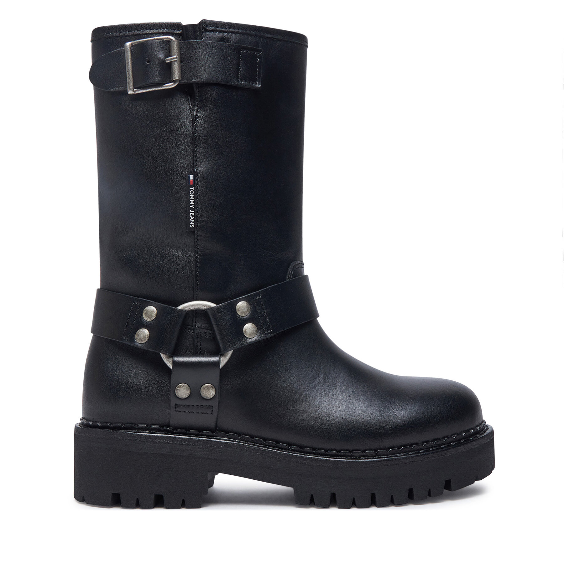 Stiefeletten Tommy Jeans Tjw Urban Biker Boot Leather EN0EN02728 Schwarz von Tommy Jeans