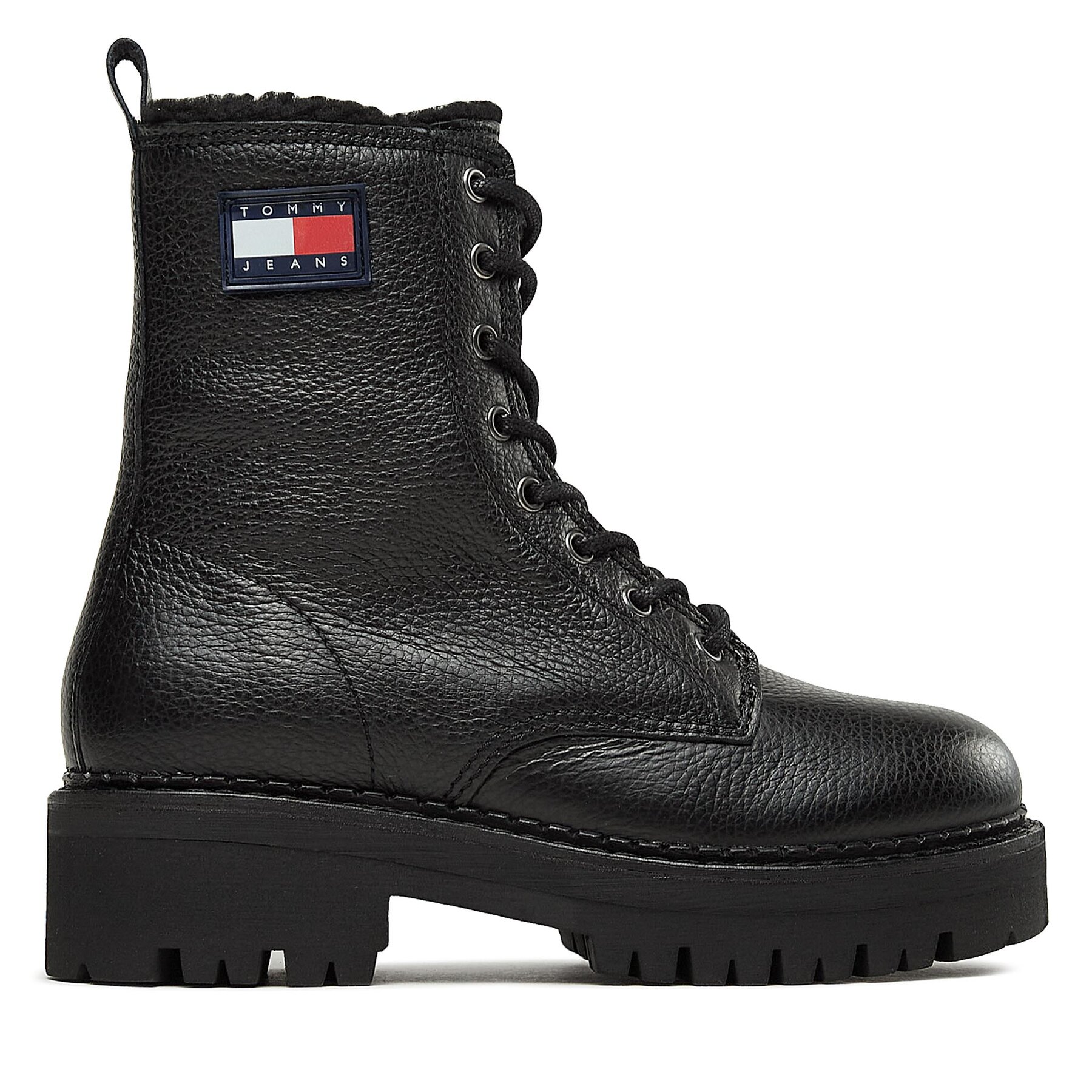 Stiefeletten Tommy Jeans Tjw Urban Boot Tumbled Ltr Wl EN0EN02317 Schwarz von Tommy Jeans