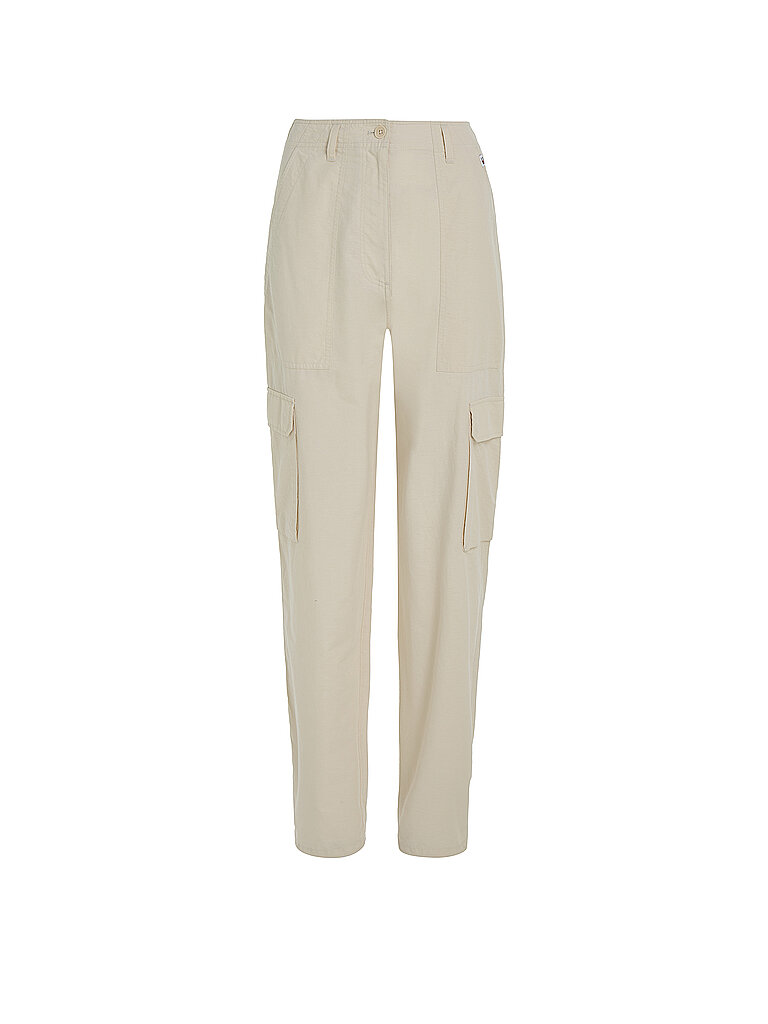 TOMMY JEANS Cargohose  creme | 26/L30 von Tommy Jeans