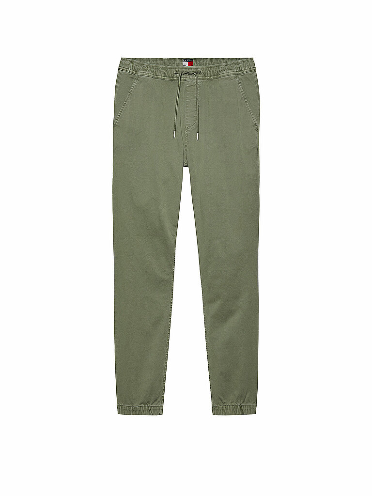 TOMMY JEANS Chino AUSTIN olive | 28/L32 von Tommy Jeans