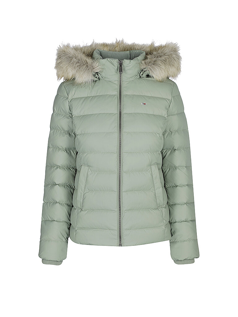 TOMMY JEANS Daunenjacke Martina grün | XS von Tommy Jeans