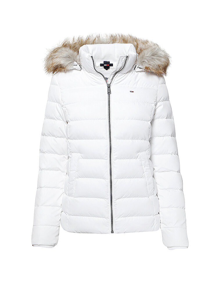 TOMMY JEANS Daunenjacke Martina weiss | L von Tommy Jeans