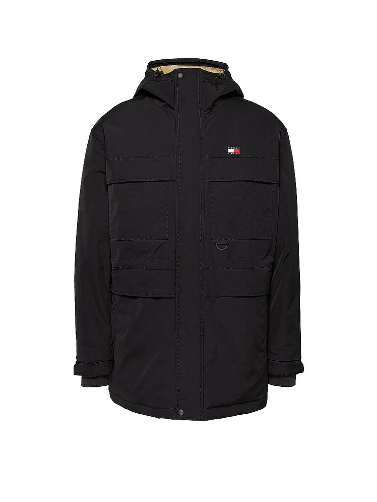 TOMMY JEANS Daunenjacke schwarz | L von Tommy Jeans