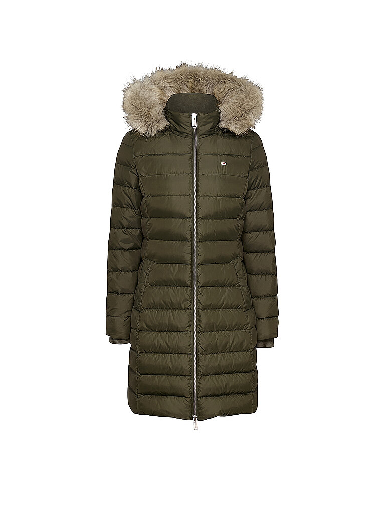 TOMMY JEANS Daunenmantel olive | XS TOMMY JEANS Daunenmantel olive | XS von Tommy Jeans
