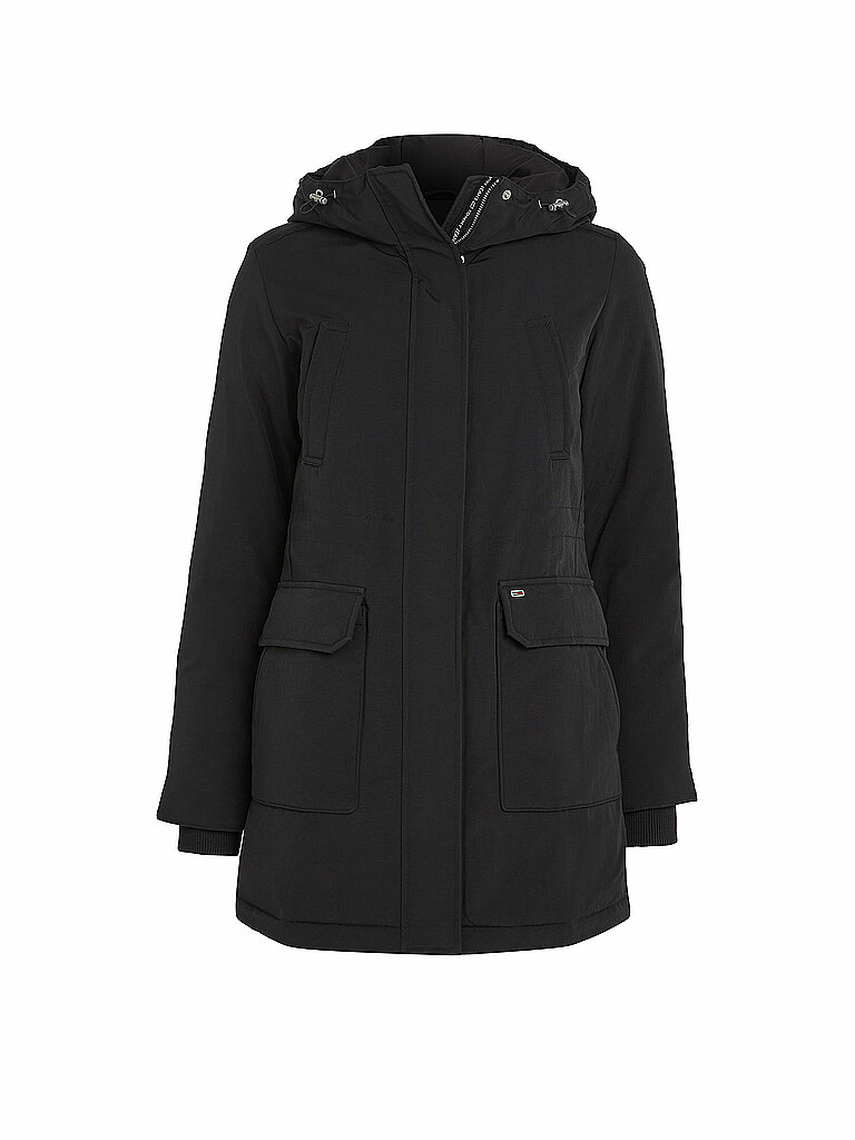 TOMMY JEANS Daunenparka schwarz | L von Tommy Jeans