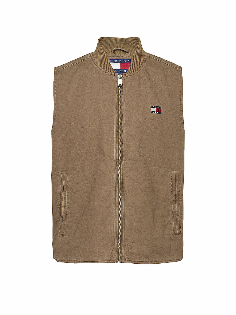 TOMMY JEANS Gilet braun | L von Tommy Jeans