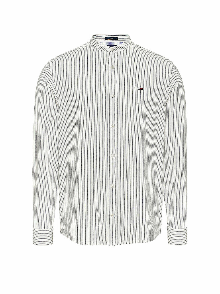 TOMMY JEANS Hemd weiss | L von Tommy Jeans