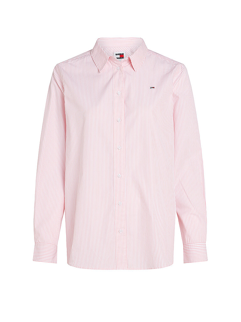 TOMMY JEANS Hemdbluse  rosa | L von Tommy Jeans