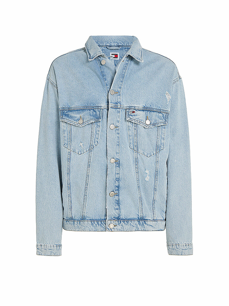 TOMMY JEANS Jeansjacke AIDEN hellblau | XS von Tommy Jeans