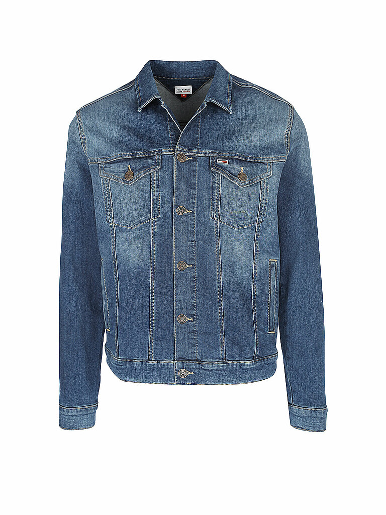 TOMMY JEANS Jeansjacke Trucker  blau | L von Tommy Jeans