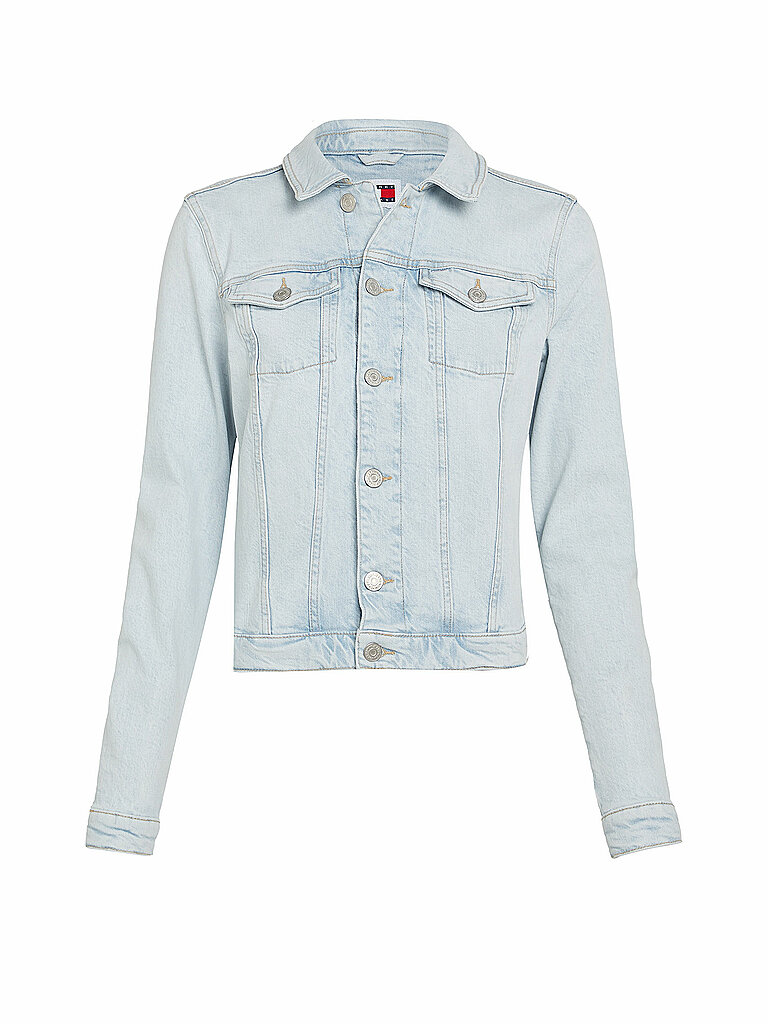 TOMMY JEANS Jeansjacke VIVIANNE hellblau | M von Tommy Jeans