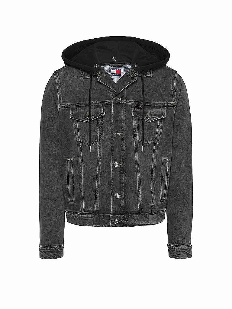 TOMMY JEANS Jeansjacke  schwarz | L von Tommy Jeans