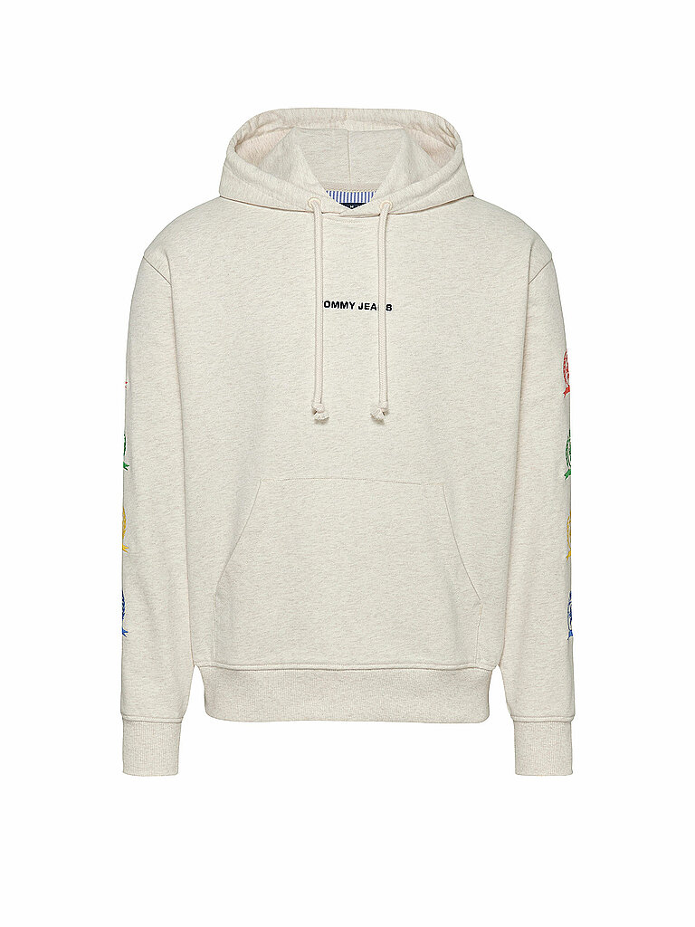 TOMMY JEANS Kapuzensweater - Hoodie creme | L von Tommy Jeans