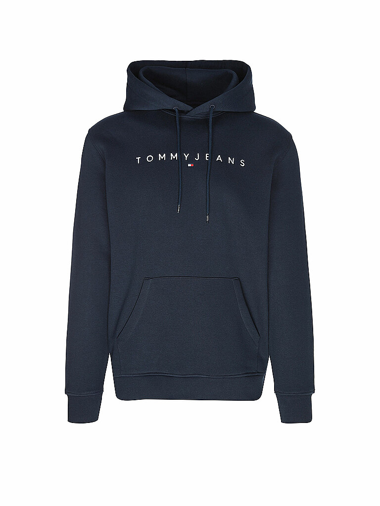 TOMMY JEANS Kapuzensweater - Hoodie dunkelblau | L von Tommy Jeans