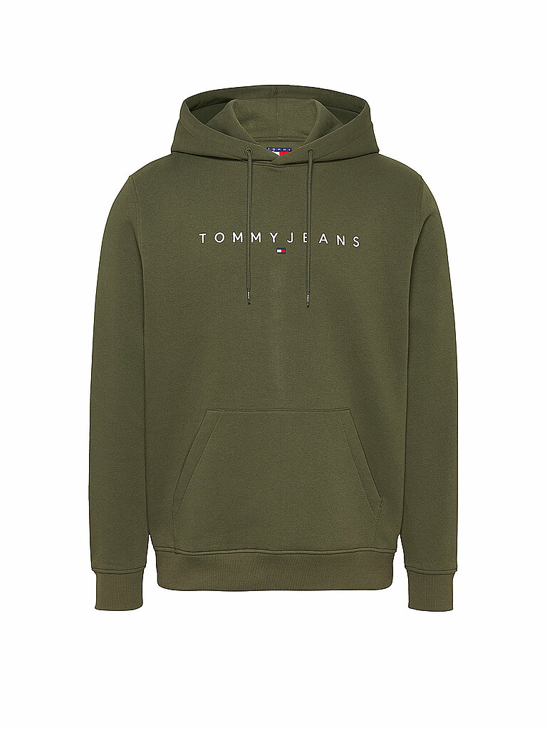 TOMMY JEANS Kapuzensweater - Hoodie olive | L von Tommy Jeans