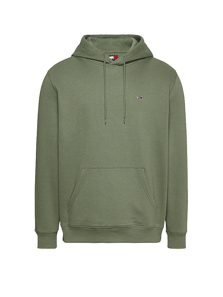 TOMMY JEANS Kapuzensweater - Hoodie  olive | L von Tommy Jeans