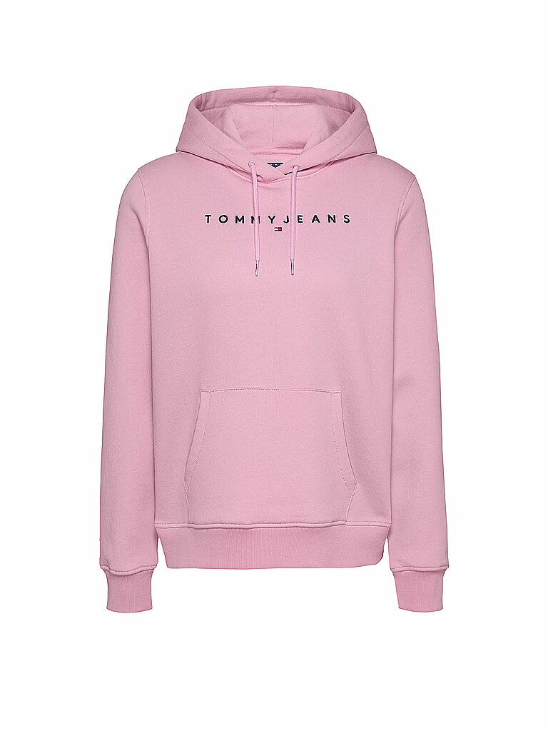 TOMMY JEANS Kapuzensweater - Hoodie rosa | L von Tommy Jeans