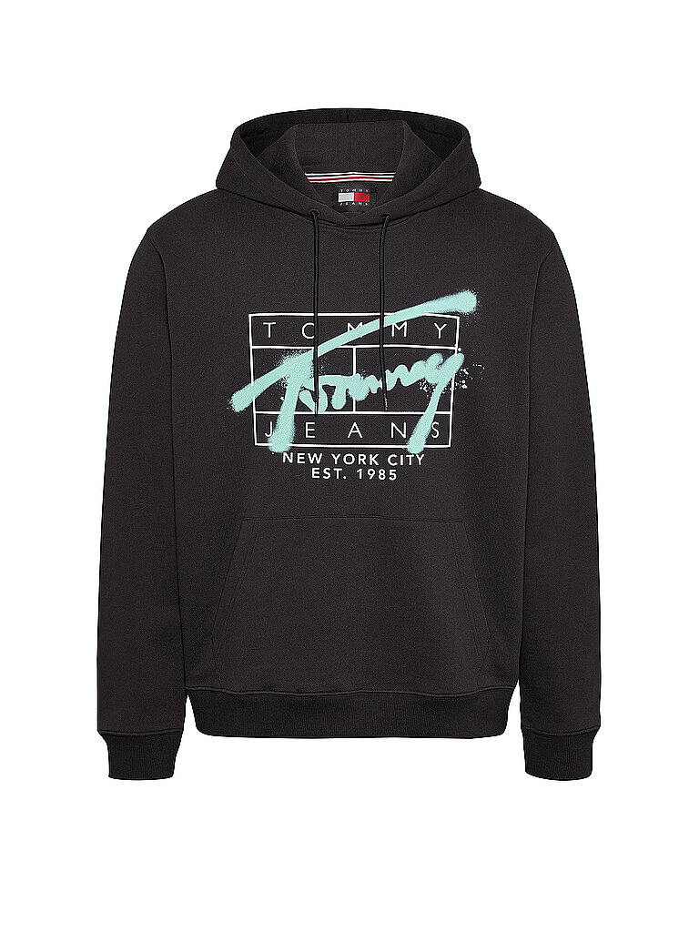 TOMMY JEANS Kapuzensweater - Hoodie schwarz | L von Tommy Jeans